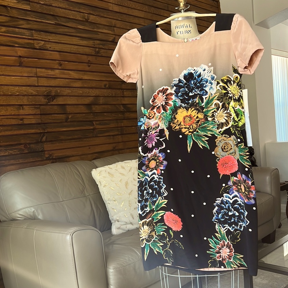 New silk dress. By Yolanda Baraachi